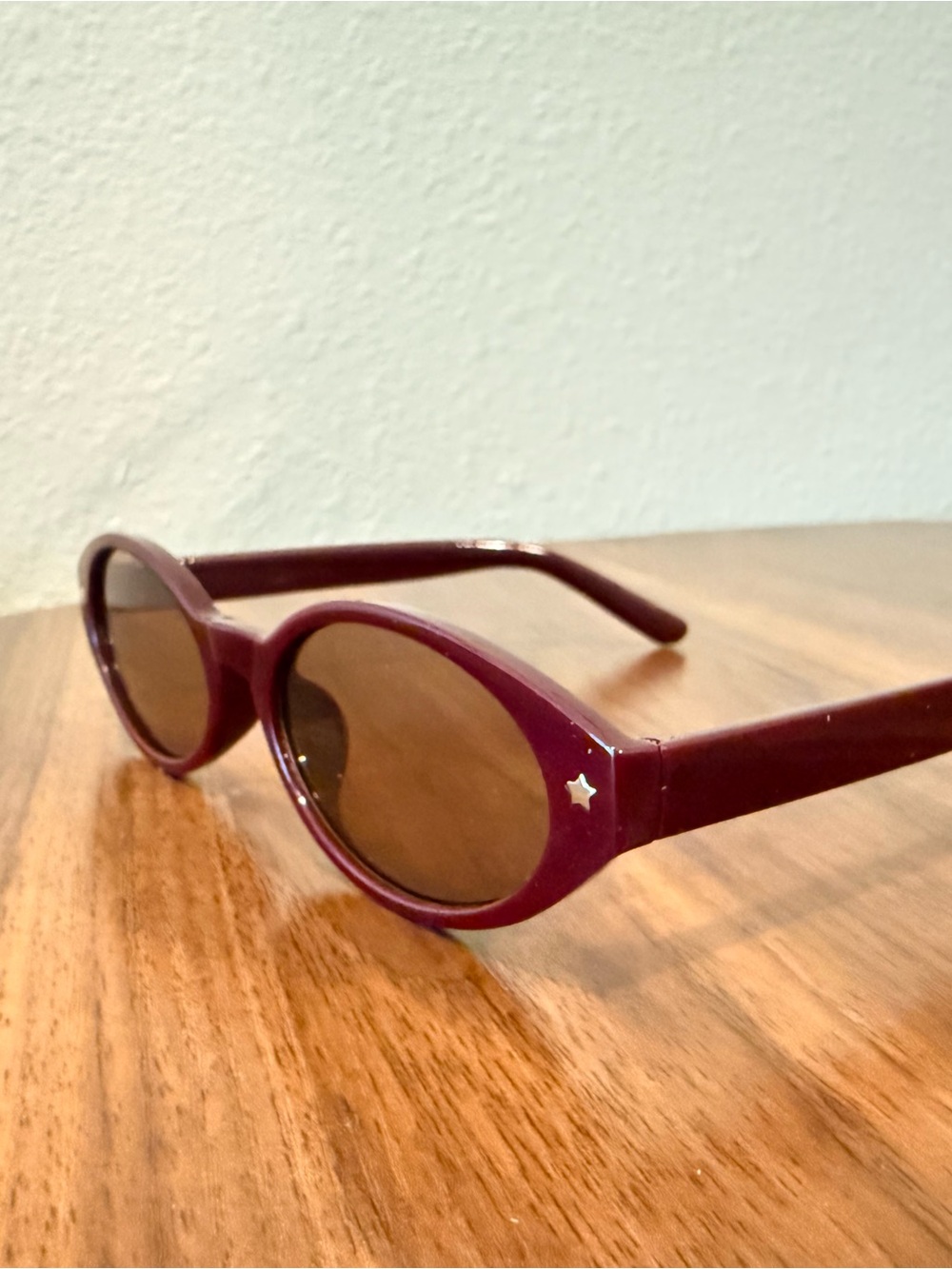 Brown wine Frame Sunglasses with Brown Lenses - Picture 7 of 7
